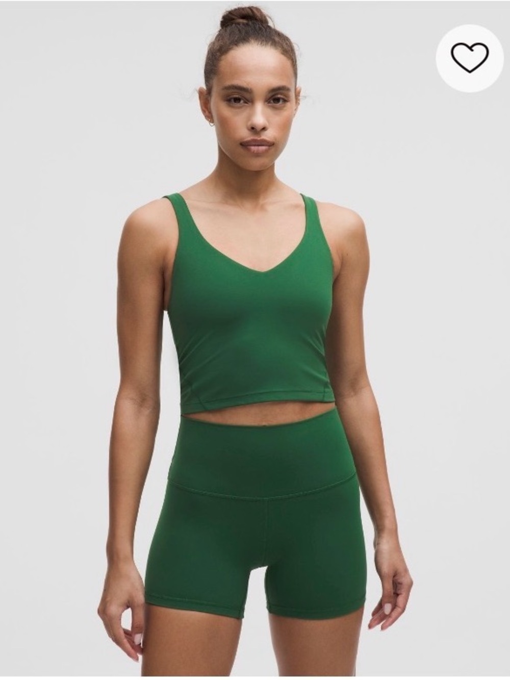 lululemon align tank everglade green size 6